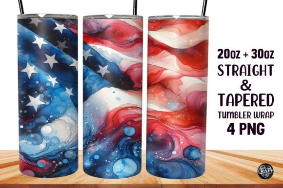 4th of July Skinny Tumbler Sublimation