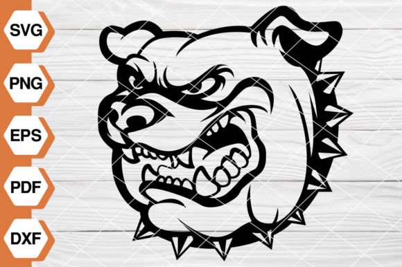 Bulldog Mascot SVG EP-149