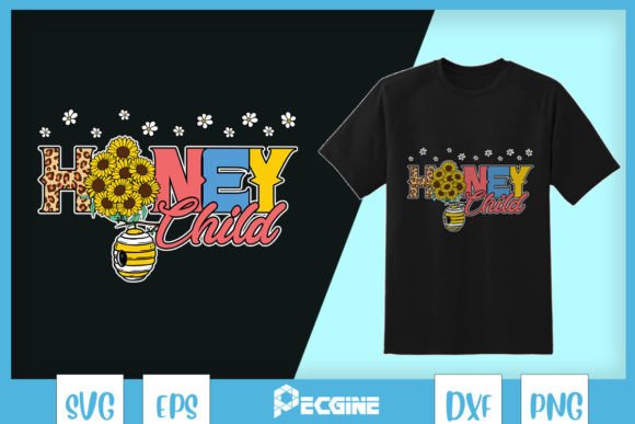 Honey Child Bee SVG Design Bee Hive