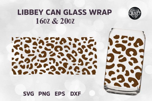 Leopard Wrap SVG for Tumbler Projects
