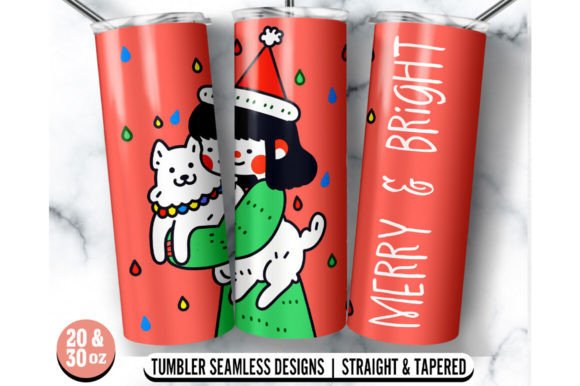 Merry and Bright Tumbler Wrap