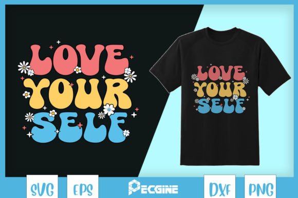 Self Love Club Groovy SVG