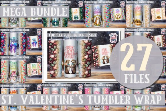 St. Valentine’s Tumbler Wrap Bundle 27