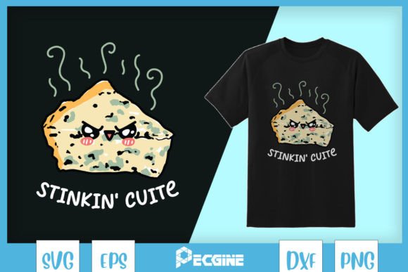 Stinkin Cute Cheese SVG