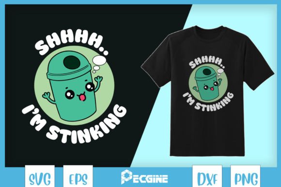 Stinking Cute Trash Pun SVG